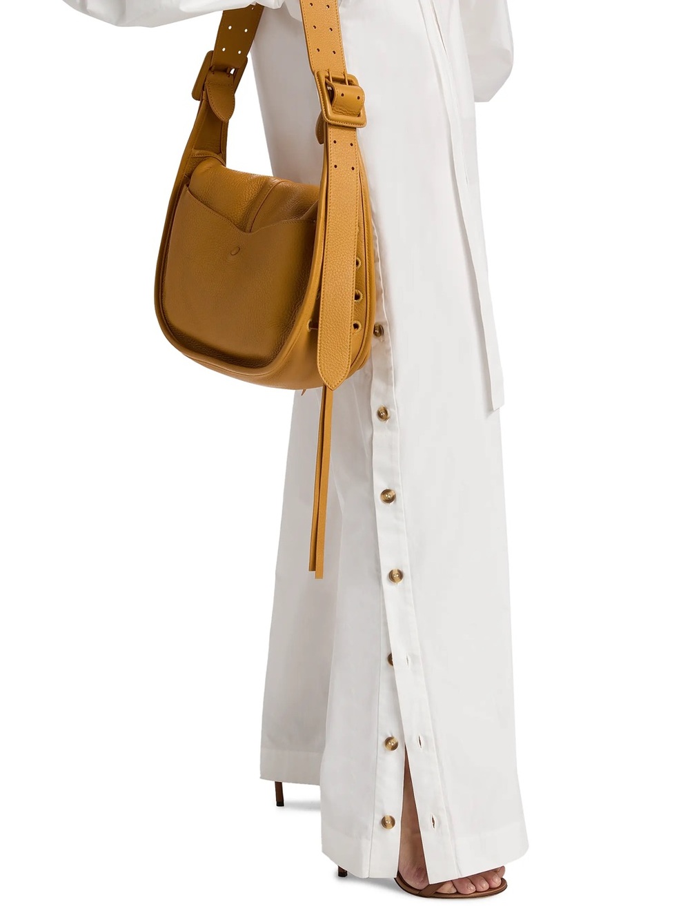Zimmermann Mustard Leather Crossbody Bag
